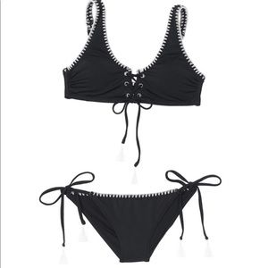 NEW Black Adore Me two piece swimsuit
